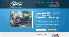 Desktop Screenshot of carsrecoverylondon.com